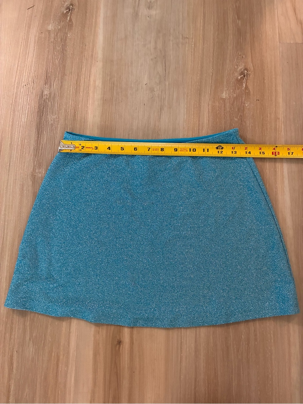 PINK Victoria's Secret Sparkling Turquoise Mini Skirt - Picture 6 of 6